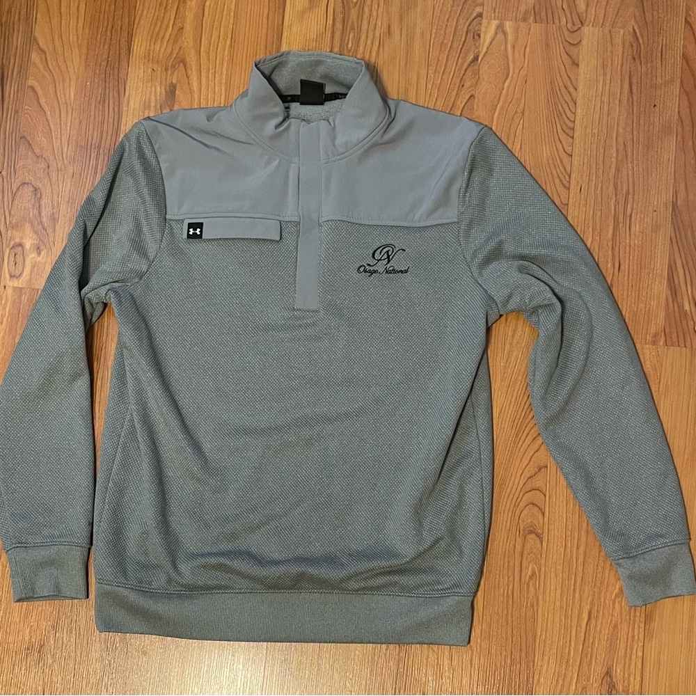Under Armour Gray Zip Up Sweater